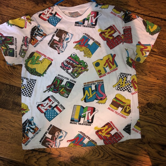 Vintage used MTV tshirt - Picture 2 of 4